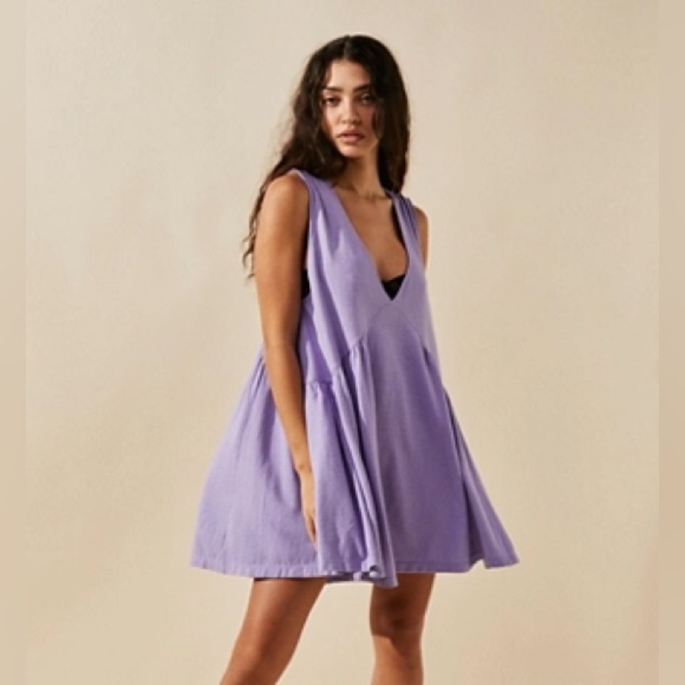⚡️ Free People FP Beach On My Mind Mini Violet Tulip Lavender Purple • Size XS